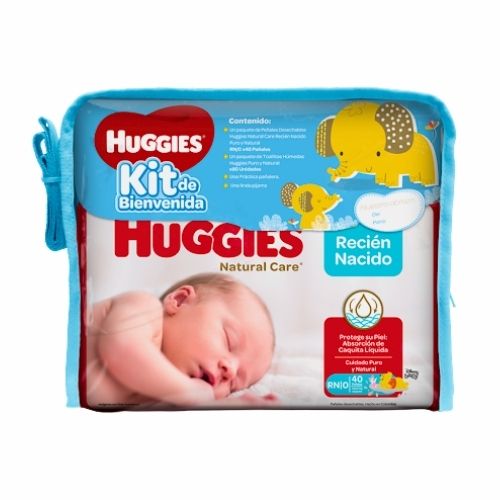 kit de bienvenida huggies natural care