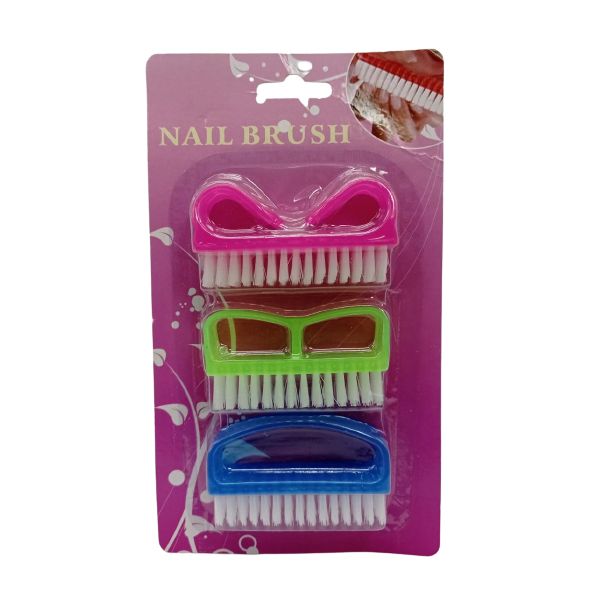 cepillo pequeño para uñas 8 cms x 3 uds. ref: PB-1110