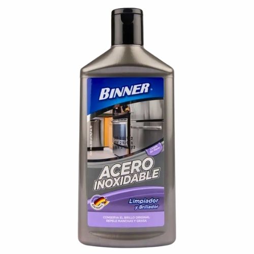 Limpiador Brillador Acero Inoxidable 500 Ml Binner