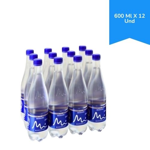 Agua Manantial Sin gas 600 ml x 12 unds (*)