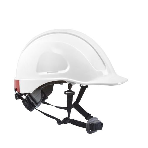 Casco Dielectrico Tipo 2  ABS BLANCO Con Barbuquejo Steelpro