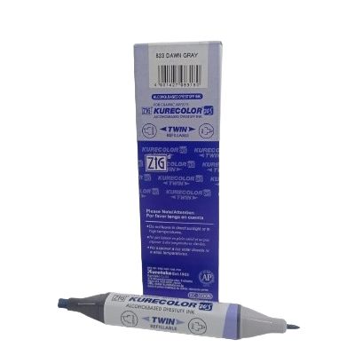 marcador permanente recarga kurecolor 823 dawn grey doble p