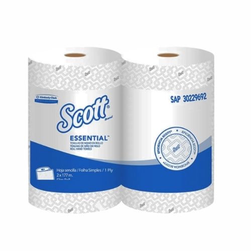 Toalla De Manos Scott Paq.x 2 Rollos  177m. Blanca H.Sencilla 30229692