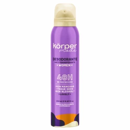 desodorante aerosol korper antitranspirante mujer 150 ml