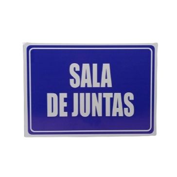 senalizacion 21 x 15 cms sala de juntas