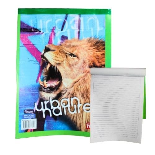 Block Blanco Rayado Tamano Carta por 70 Hojas