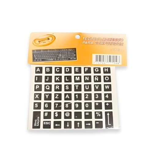 Letras Adhesivas Para Teclado Por 5 Hojas