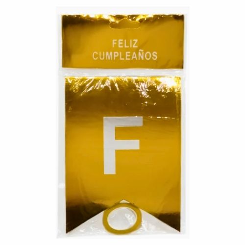 Guirnalda Feliz Cumpleaños Dorada