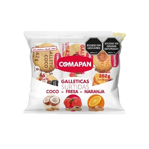 Galletas Surtida Comapan X 6 Paquetes