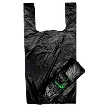 Bolsa Con Manija Negra 3 Kg Paq.x 100u.