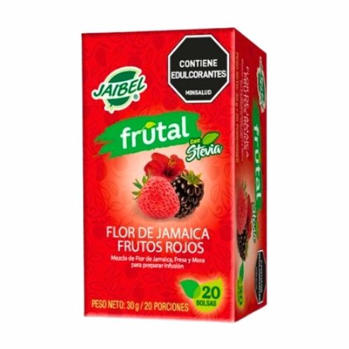 Infusion Jaibel Frutal Flor De Jamaica Y Frutos Rojos Por 20 Sobres