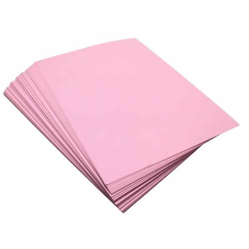 Cartulina Para Legajar Rosada 1/8 Paq.x100u 150g