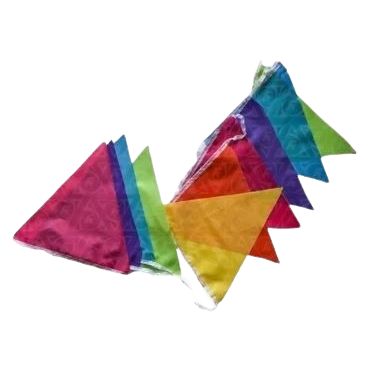 Banderines en Tela Colores Neon x 7 Metros