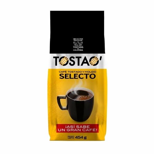 Cafe Tostao Selecto Molido 454 Gramos