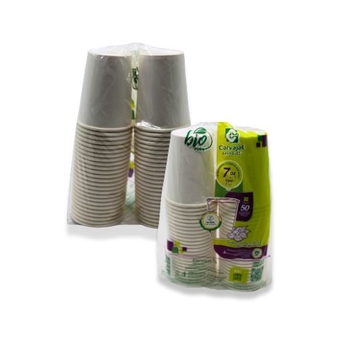 Vaso Cañateck 7 Onzas Paq.x50u.