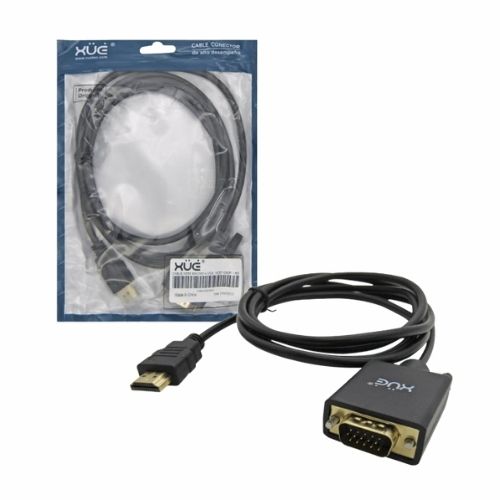Cable HDMI Macho A VGA 1920x1080P Macho 1.8M XUE CAB-HVG-0951