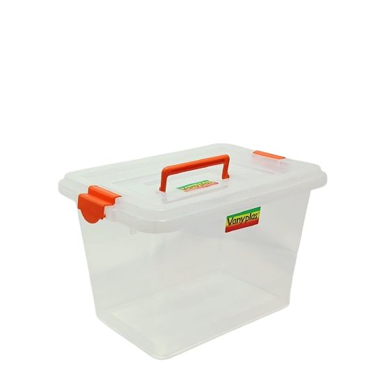 Caja Organizadora Plastica 11 LT Kendy Forte Con Agarre En Tapa Ref.71550