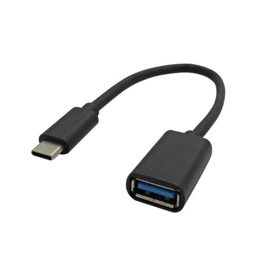 Convertidor OTG USB C Macho a USB 3.0 Hembra Negro CNV-UXU-0496