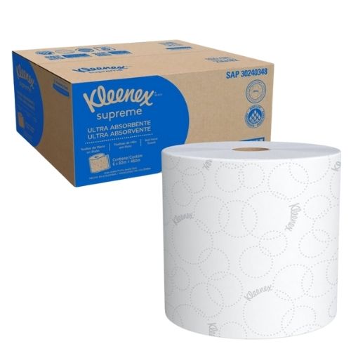 Toalla de Manos Kleenex 6 Rollos 80m Blanca DH 30240348