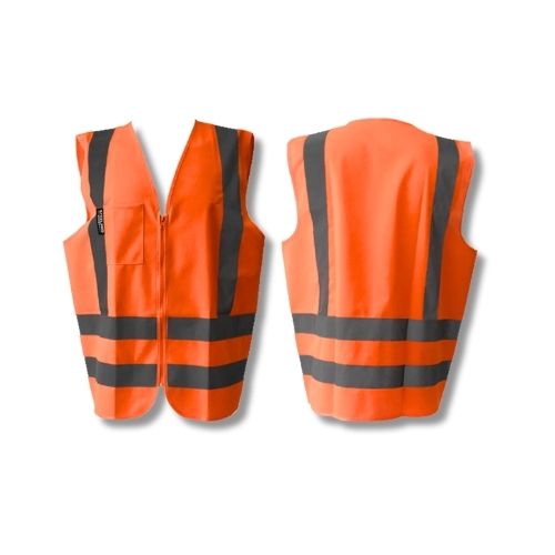 Chaleco Reflectivo Para Brigadista En Malla Naranja Talla Unica