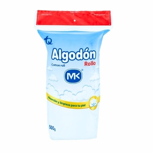 Algodon en Rollo Paquete x 500g Marca MK