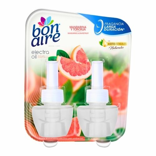 Ambientador Electra Oil Repuesto X2 Mandarina Y Toronja
