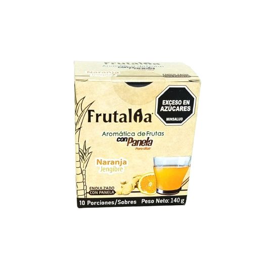 Aromatica Frutalia Con Panela Naranja Jengibre Por 10 Sobres