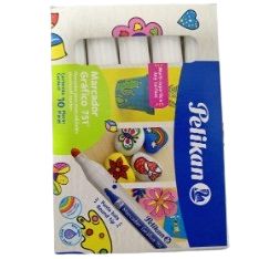 Marcador Deco. Pelikan Grafico 751 Blanco por 10 Unidades