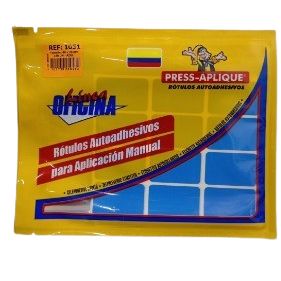 Press Aplique 40x25 Sobre Azul x240u. Ref 1051