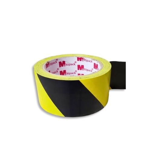 Cinta Demarcacion De Areas Adhesiva Negro/Amarillo 48mm X 30m