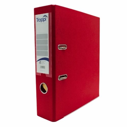 AZ Carta Plastificado Rojo Marca Troppi