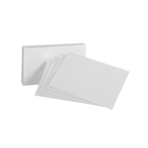 Ficha Bibliografica Blanca 10x15 Paquete x50u.