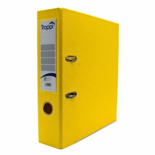 AZ Carta Plastificas Amarillo Marca Troppi