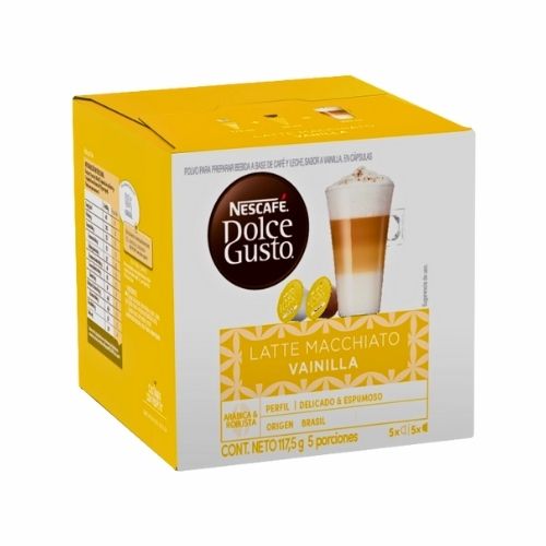 Capsulas Dolce Gusto Latte Machiatto Vainilla X10 Capsulas
