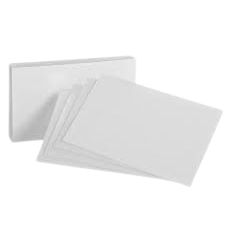 Fichas Bibliograficas Blancas Paq.x100u.