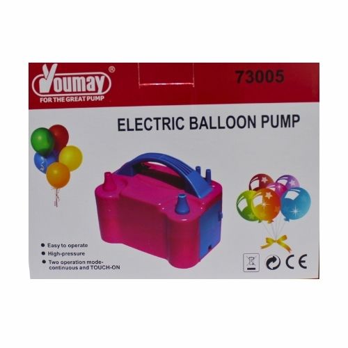 Inflador Electrico 2 boquillas para Globlos 600w