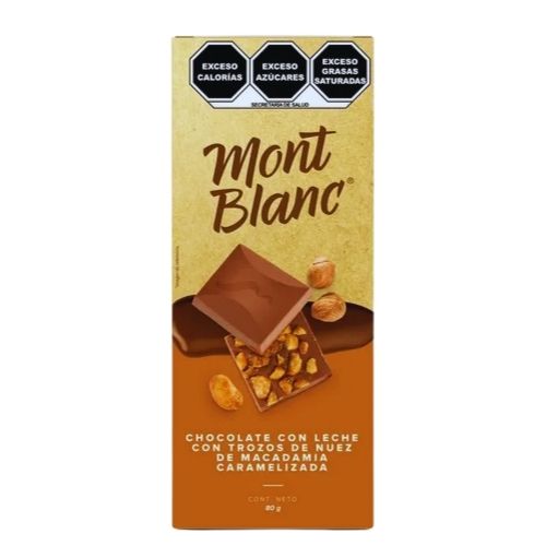 Chocolatina Mont Blanc Macadamia 80 g