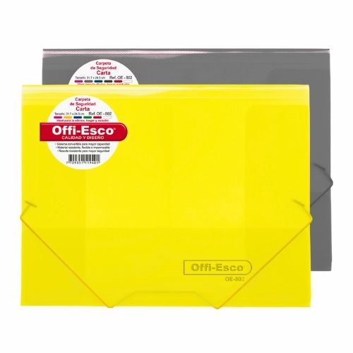 Carpeta De Seguridad Plastica Tamano Carta
