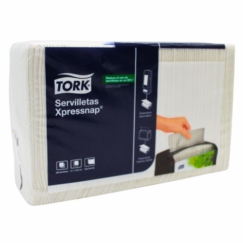 ServilletaTork Xpressnap Blanca Fajo por 500u Ref 72162