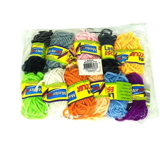 Lana Escolar  paqx12 Surtida