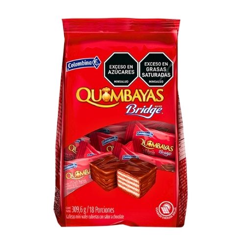 Galleta Quimbaya Bridge  Paq.x18u.