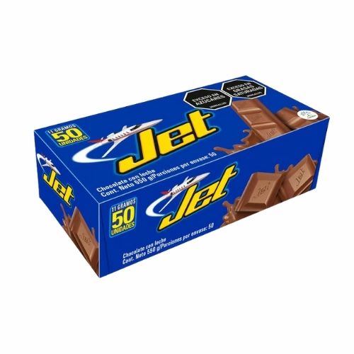 Chocolatina Jet Paq.x50u.