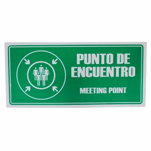 Senalizacion 30 x 15 Cms Punto de Encuentro