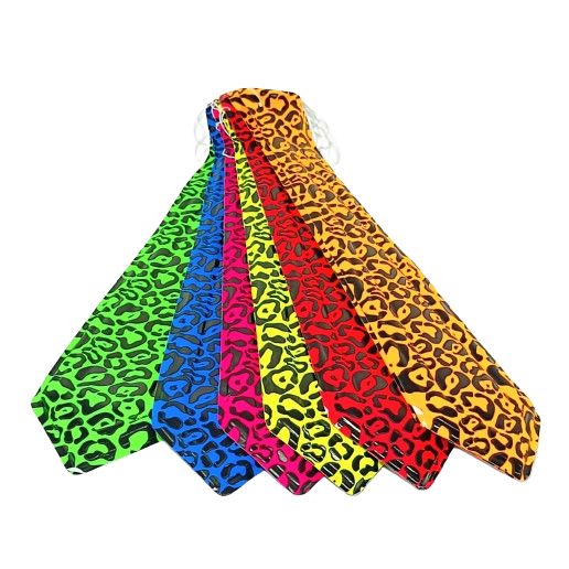 Corbatas Neon En Plastico x12 Unidades Surtidos