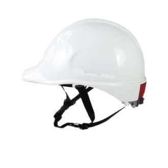 Casco Tipo II Tafilete 6 Ptos Ratchet Barbuquejo 4 Ptos Blanco Zubiola