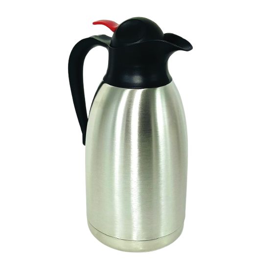 Jarra Termo En Acero Inoxidable 2 Litros Tapa Redonda