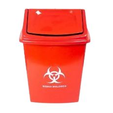 Papelera Vaiven 36 Litros Roja Marca Colplast