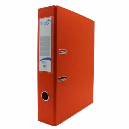 AZ Oficio Plastificado Naranja Marca Troppi