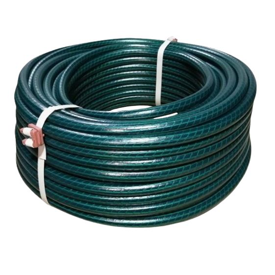 Manguera 50 mts C.Racores Plasticos + 2 Abrazaderas S.Pistola