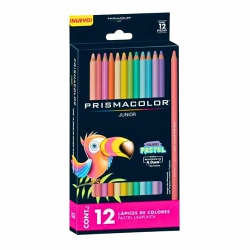 Colores Prismacolor Pastel Unipunta 4mm Caja x12u.
